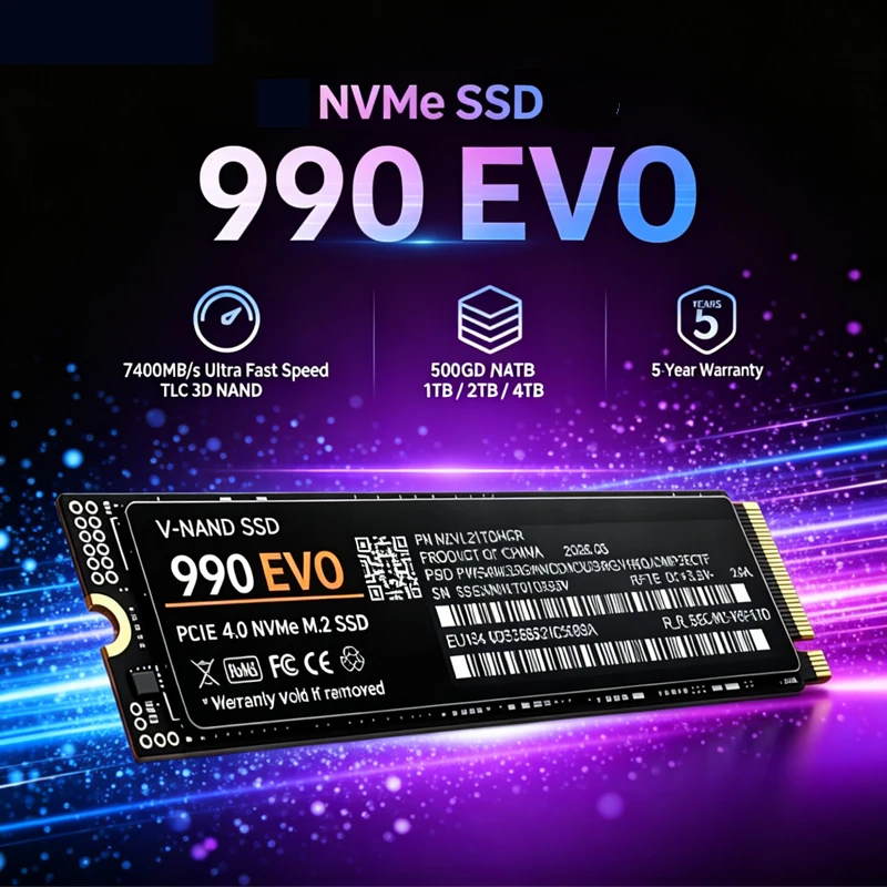 M.2 Nvme 4Tb Pcie 4.0 Ssd - SSD M.2 NVMe para Jogos 990