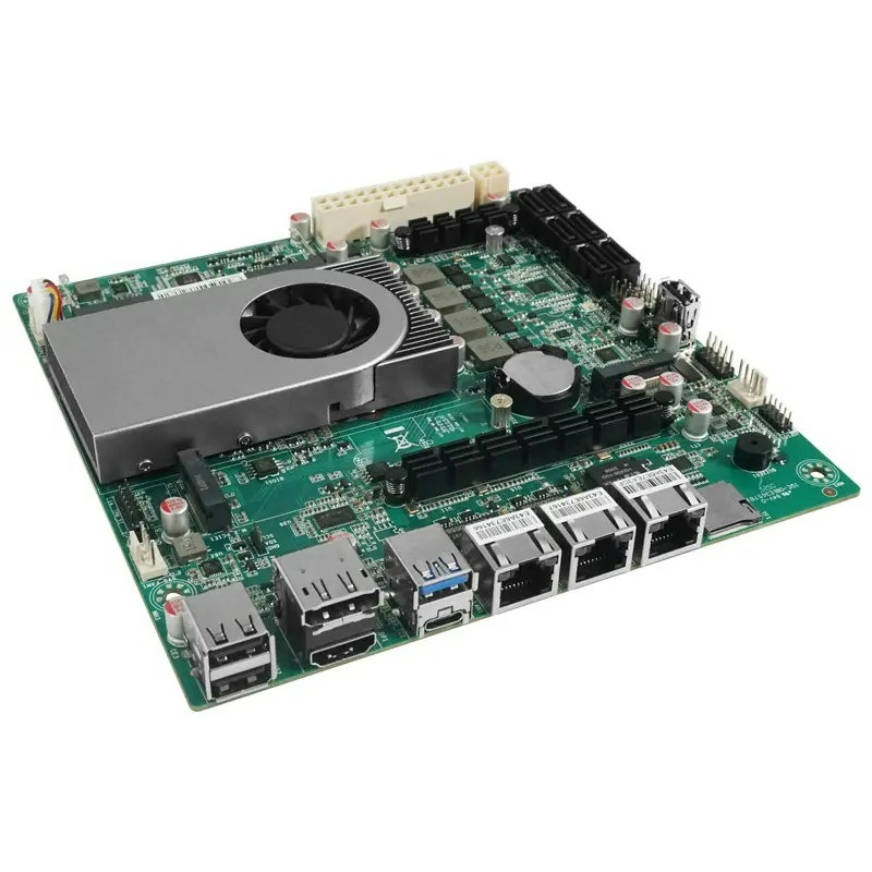 Nas Motherboard N100 6 Sata - Placa-mãe SATA para NAS N150, 12ª