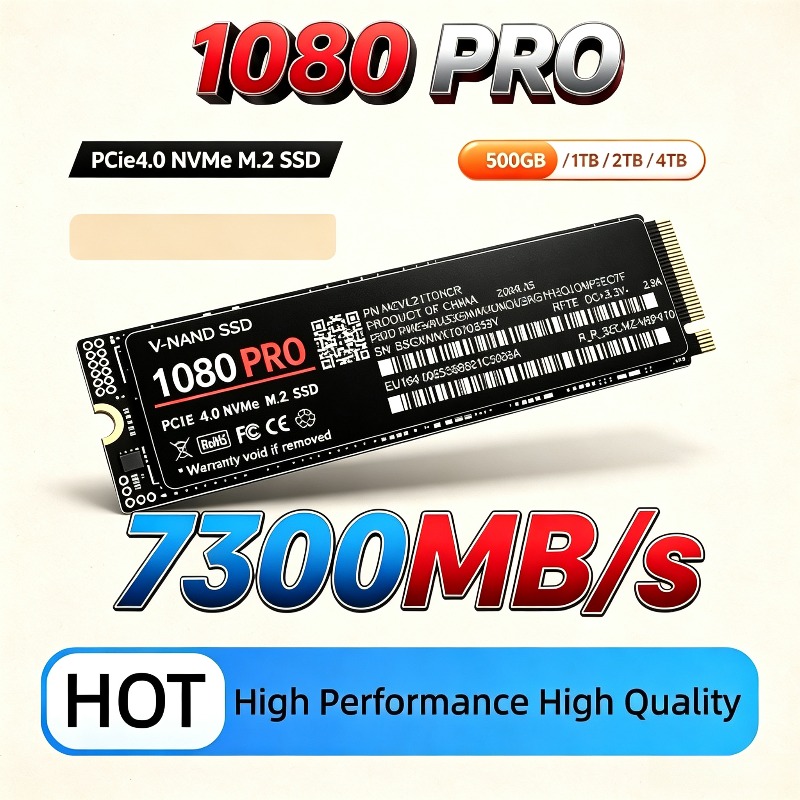M.2 Nvme 4Tb Pcie 4.0 Ssd - SSD 1080PRO original, M.2 NVMe PCIe