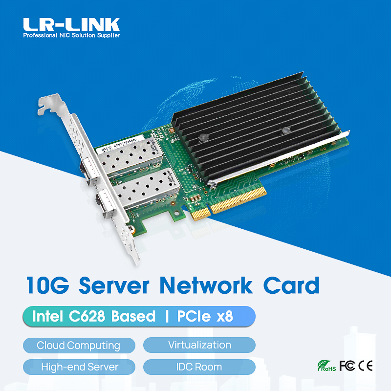 10Gb Sfp+ Pcie Network Card Dual Port - LR-LINK 1010PF-2SFP + PCIe x8 Placa