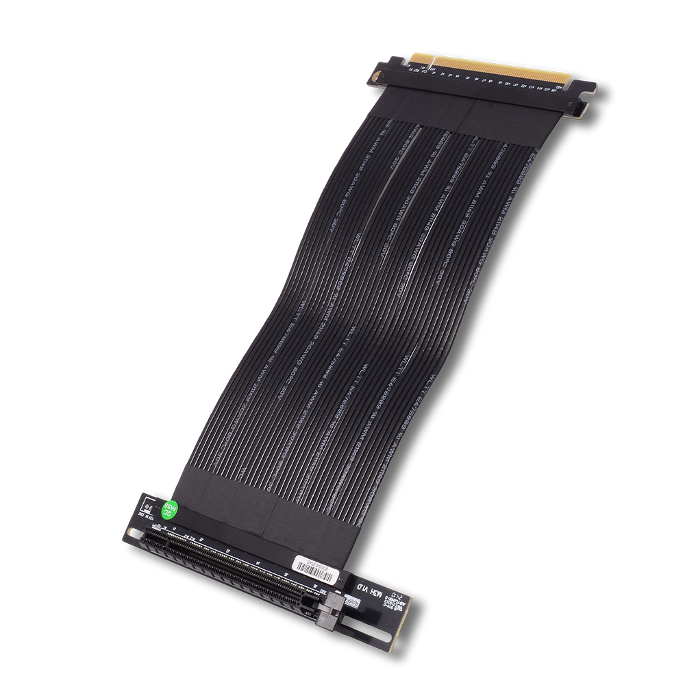 Riser prata pcie 4.0 x16 para  - Pcie 4.0 X16 Riser Cable 90 Degree avaliação e preço