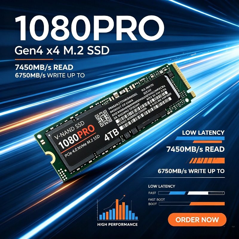 SSD Original 1080Pro 512GB-4TB - M.2 Nvme 4Tb Pcie 4.0 Ssd avaliação e preço