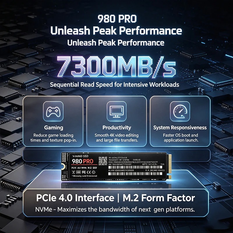 980 PRO SSD Interno de Alta Ve - M.2 Nvme 4Tb Pcie 4.0 Ssd avaliação e preço