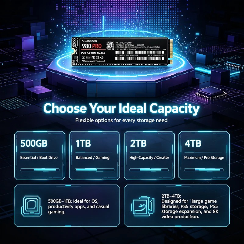 980 PRO SSD Interno de Alta Ve - M.2 Nvme 4Tb Pcie 4.0 Ssd avaliação e preço
