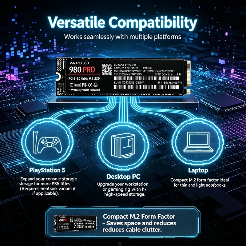 980 PRO SSD Interno de Alta Ve - M.2 Nvme 4Tb Pcie 4.0 Ssd avaliação e preço