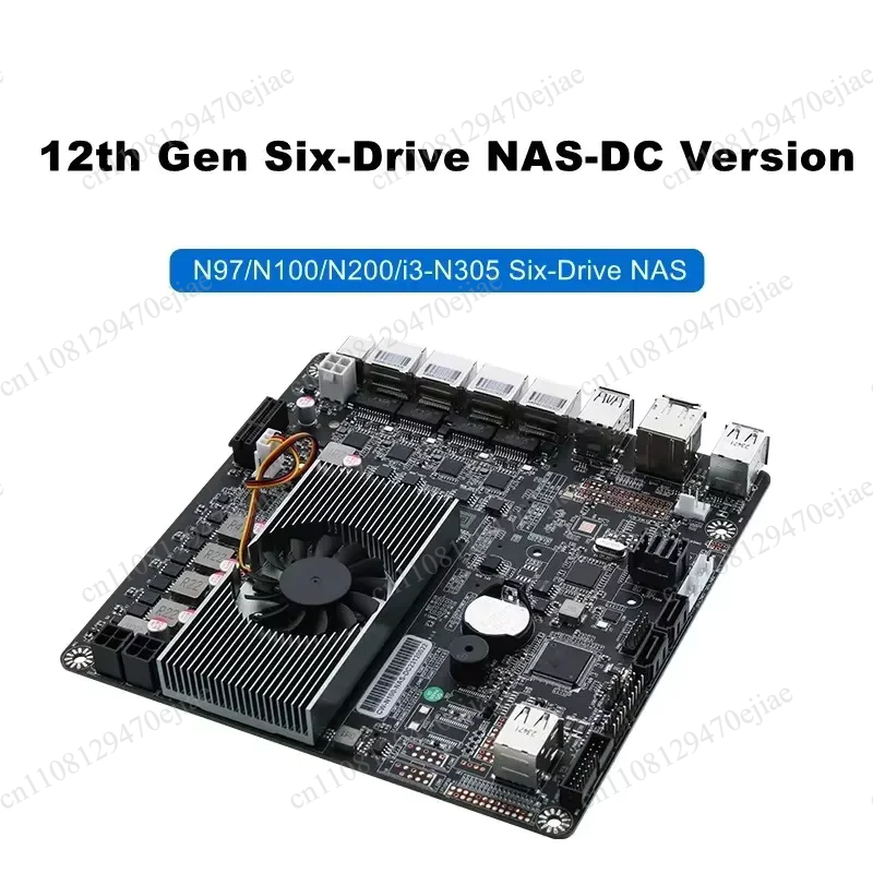 Placa-mãe N100 Mini ITX NAS DD - Nas Motherboard N100 6 Sata avaliação e preço
