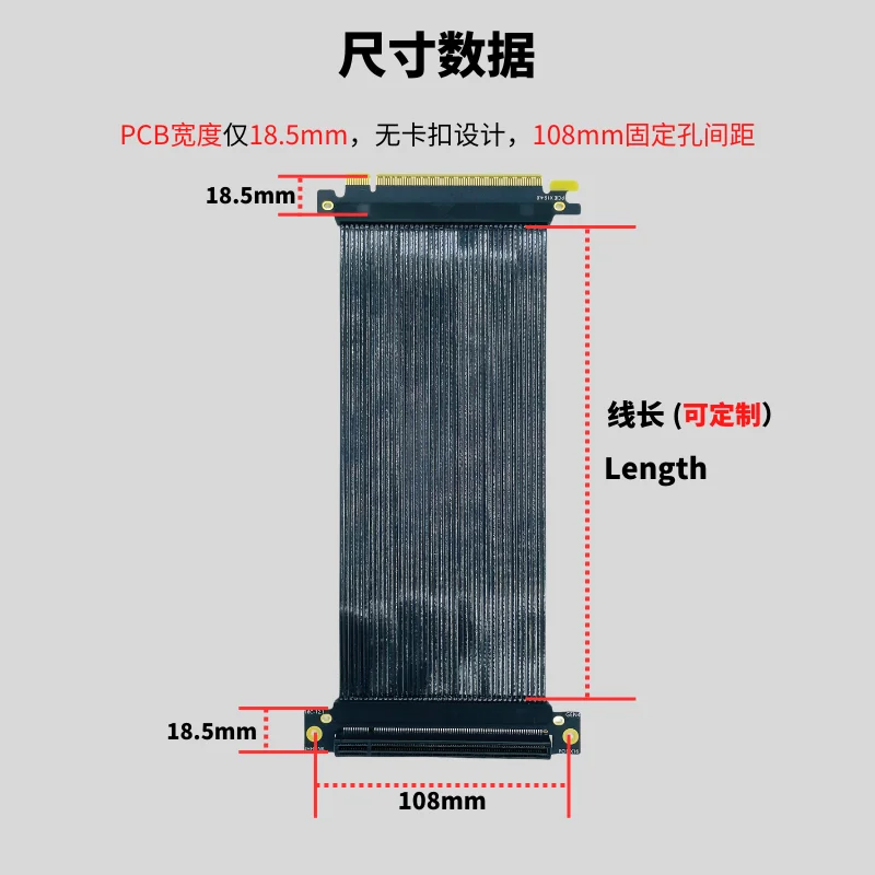 Cabo extensor blindado para pl - Pcie 4.0 X16 Riser Cable 90 Degree avaliação e preço