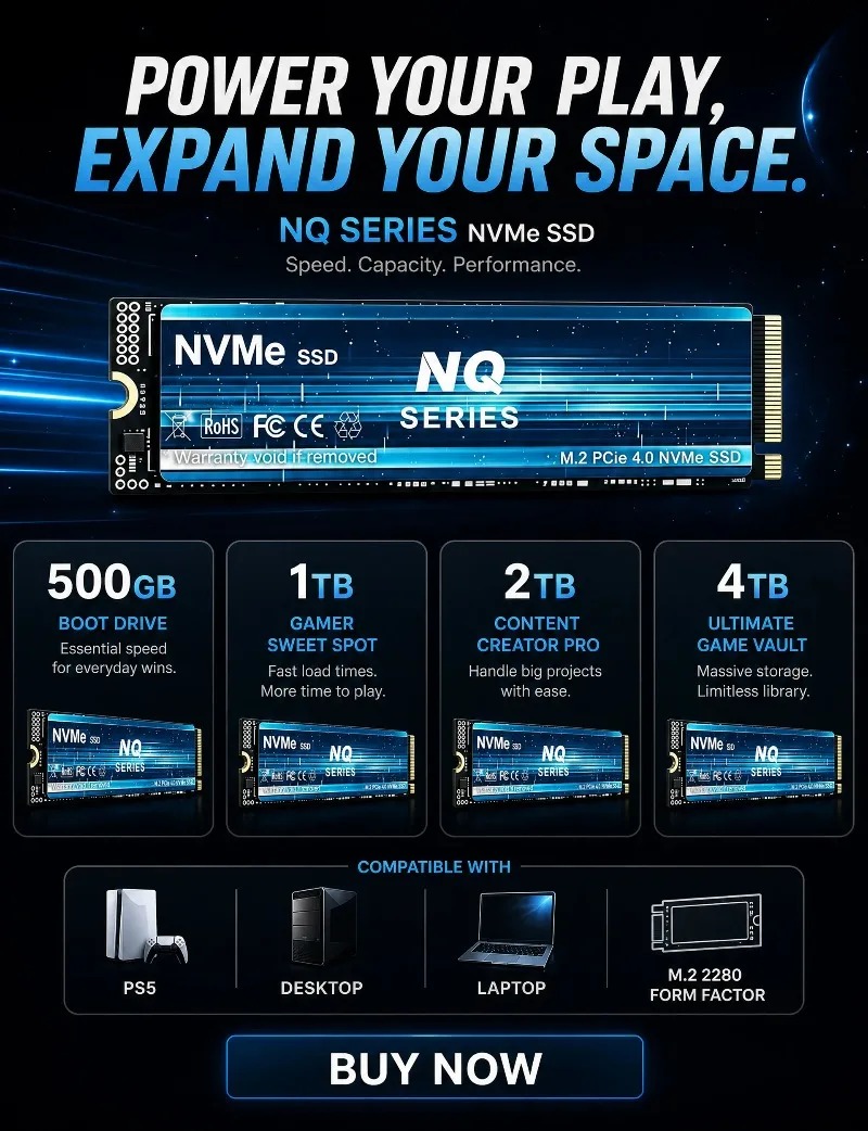 SSD NQ 2TB 4TB M.2 NVMe, Unida - M.2 Nvme 4Tb Pcie 4.0 Ssd avaliação e preço