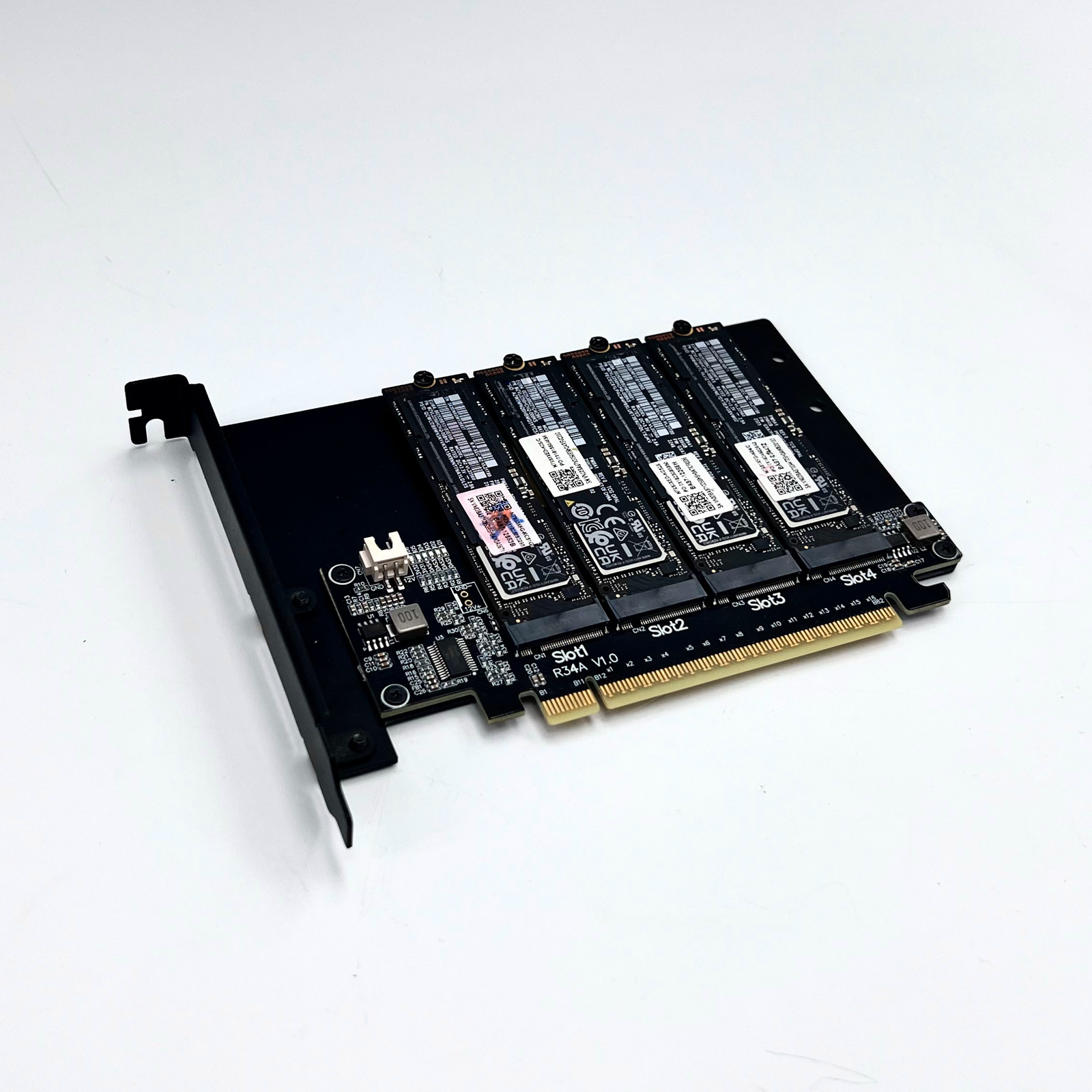 Adaptador PCIe 5.0 x16 para Qu - Quad M.2 Nvme Pcie Bifurcation Card avaliação e preço