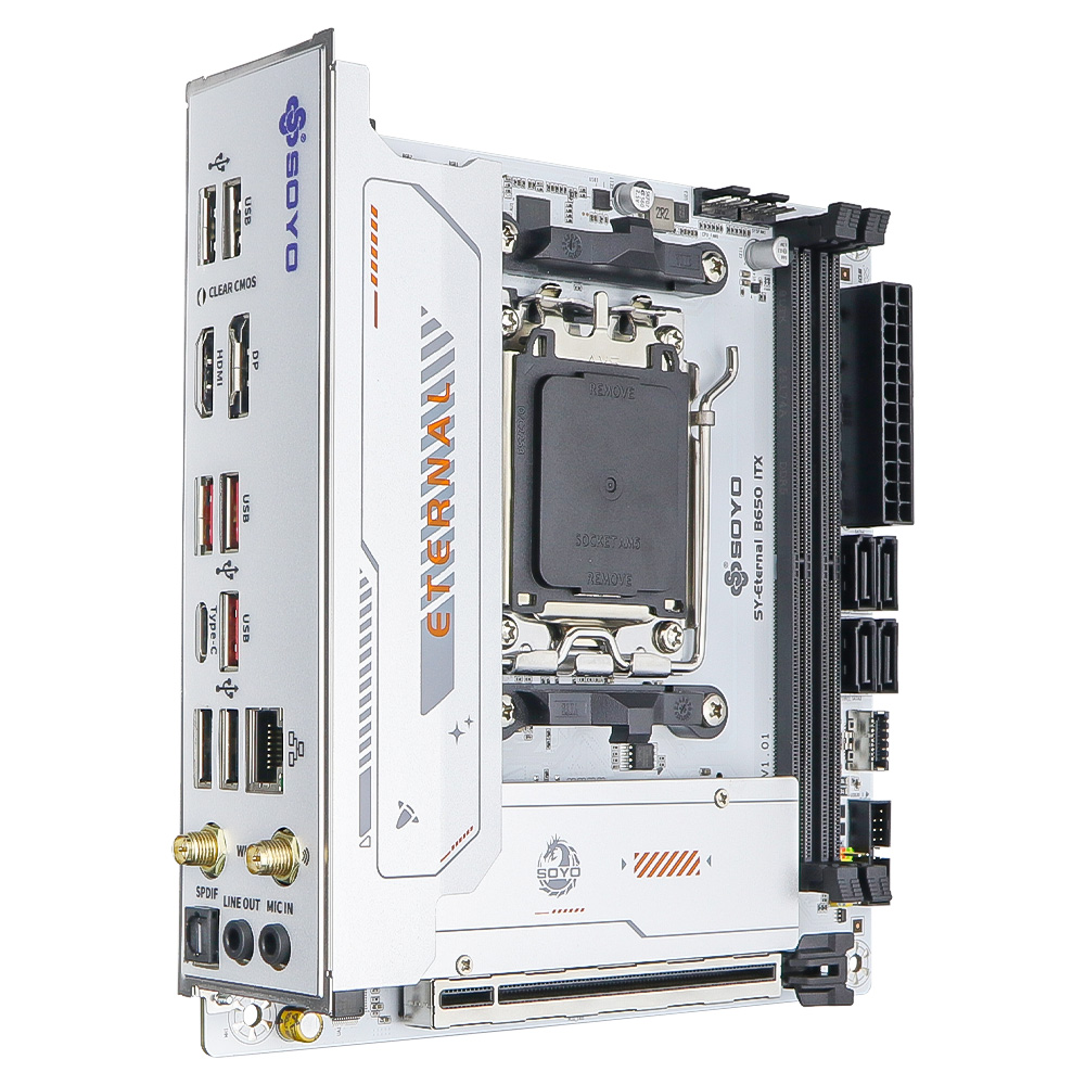Placa Mãe Mini SOYO B650ITX AM - B650 Itx Motherboard Wifi avaliação e preço