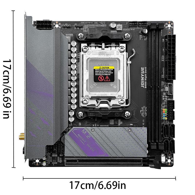B650 placa-mãe 9600x mini itx  - B650 Itx Motherboard Wifi avaliação e preço