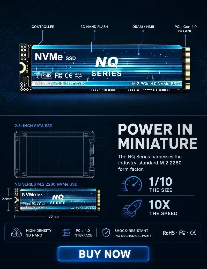 SSD NVMe M.2 PCIe 4.0 NQ 2TB 4 - M.2 Nvme 4Tb Pcie 4.0 Ssd avaliação e preço
