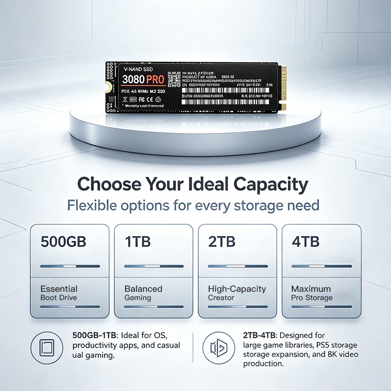 SSD M.2 NVMe para jogos 3080PR - M.2 Nvme 4Tb Pcie 4.0 Ssd avaliação e preço